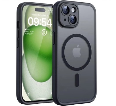 Magnetic for iPhone 15 Plus Case, Upgraded Full Camera Protection, Compatible wi