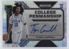 2023 Panini Prizm Draft Picks College Penmanship Hyper Tyger Campbell Auto 0b2y