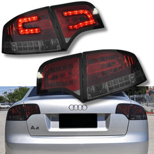 LED Rückleuchten Set für Audi A4 B7 Limousine 11.2004-03.2008 Rot / Smoke