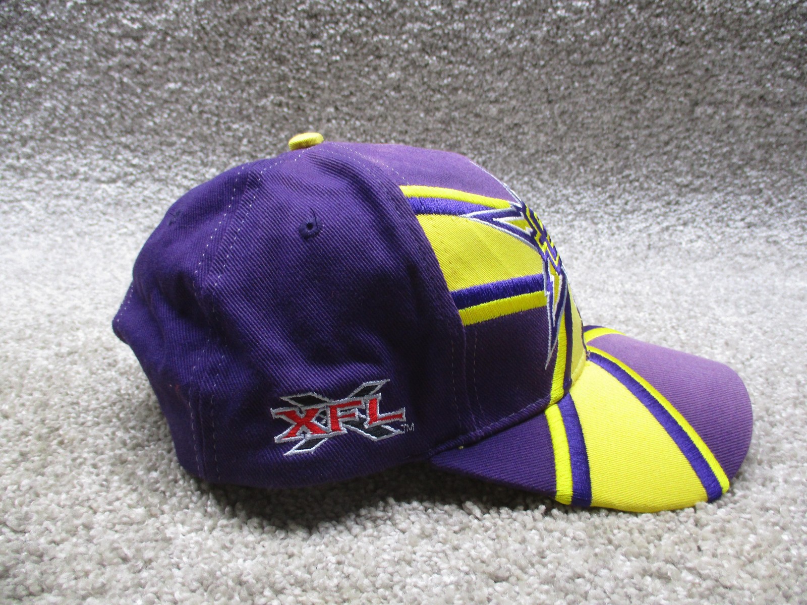 Vintage Birmingham Thunderbolts Hat Cap Strap Back One Size XFL Football Faded