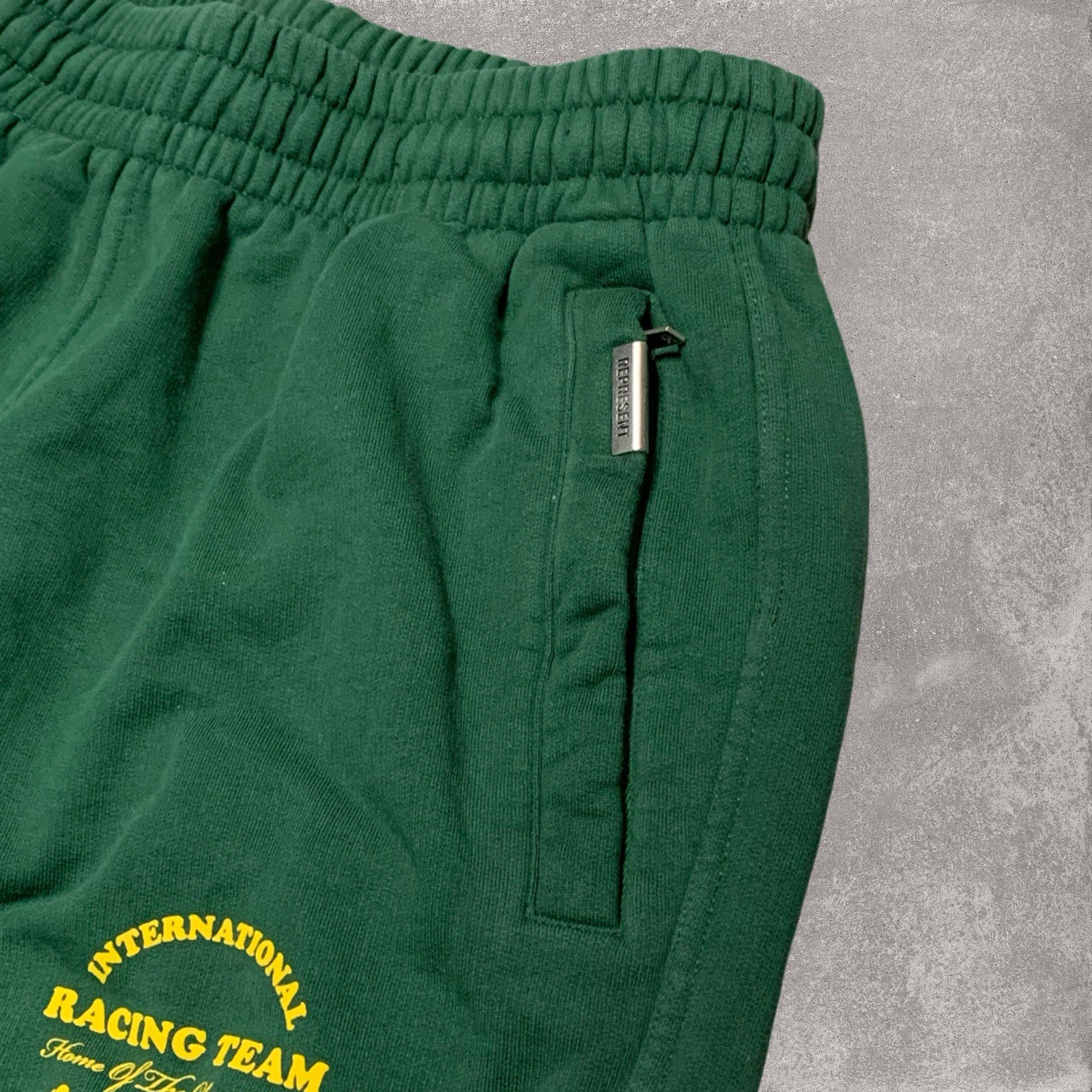 Represent Medium Racing Team Green Sweatpants Jog… - image 3