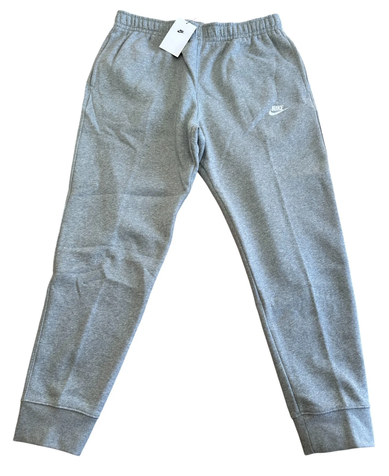 Nike Sportswear Club Fleece Joggers Sweatpants Men's XL Gray BV2671-063 NWT $60