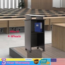 Mobile Presentation Stand Lectern Presentation Standing Classroom Desk Church