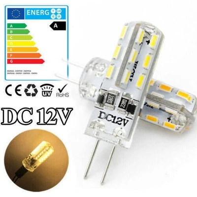 10X G4 LED COB Birne 3W Lampe Warmweiß Leuchtmittel Glühbirne Stiftsockel DC12V - Bild 1 von 4