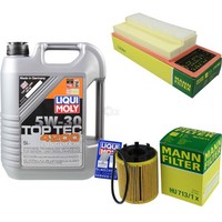 Mann Inspektionspaket Liqui Moly Top Tec 4200 5W-30 FüR Fiat Doblo/Kombi 1.3 D