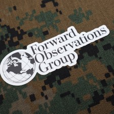 Forward Observations Group "Global" Sticker, Not SUPDEF, ONE7SIX, Superior