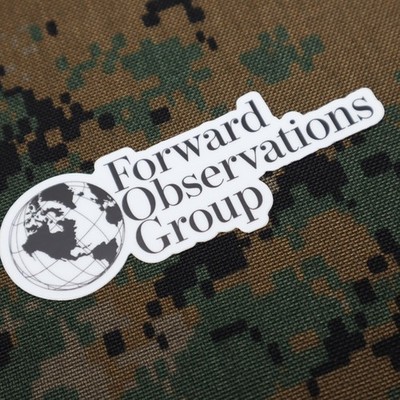 Forward Observations Group ''Global'' Sticker, Not SUPDEF, ONE7SIX, Superior
