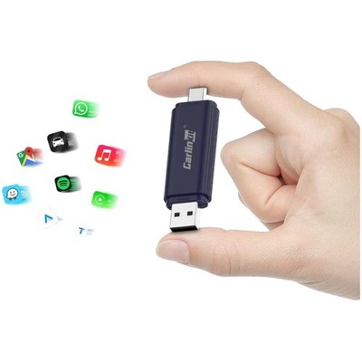 Wireless CarPlay Adapter, Android Auto, USB-C, Kabelgebunden, Carlinkit