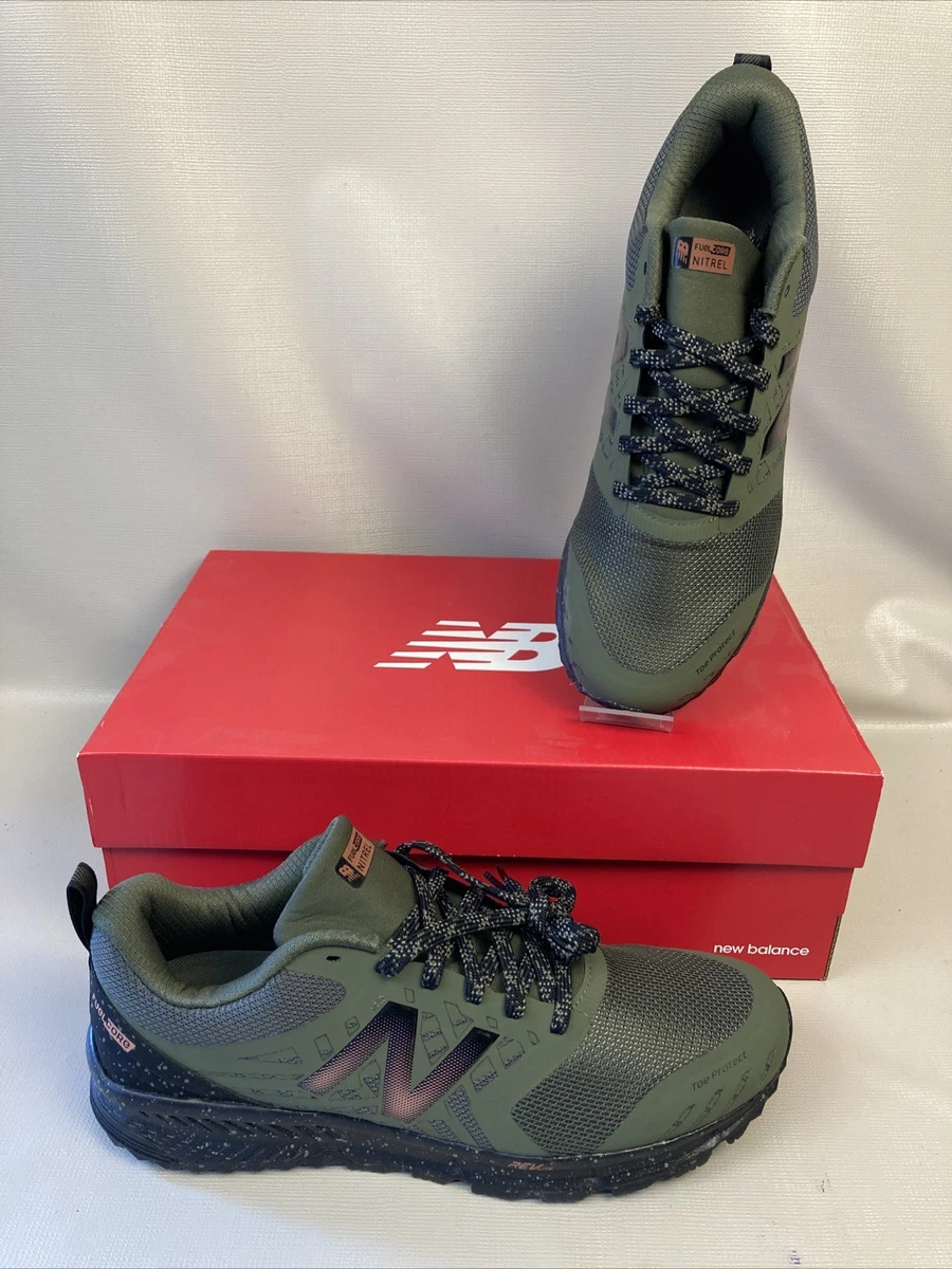 New Balance FuelCore NITREL V1 Men’s Sz 13 Trail Running Shoe Dark Covert Green New Balance FuelCore NITREL Trail Low Cut Green MTNTRRG1 main image 4