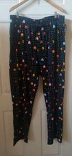 PAC-MAN BLACK MAZE LOUNGE PANTS, SIZE XL