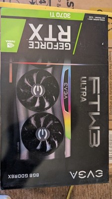EVGA GeForce RTX 3070 Ti FTW3 ULTRA GAMING 8GB GDDR6X Graphics Card.