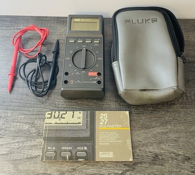 Fluke 27 Multimeter ACCURATE READINGS ON ALL RANGES Intrinsically safe DMM MSHA
