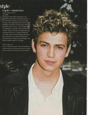 Hayden Christensen Josh Hartnett teen magazine pinup clipping leather jacket Pix