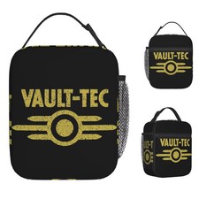 Caja de almuerzo Vault Tec Fallout contenedor de alimentos bolsa refrigeradora de videojuegos personalizada
