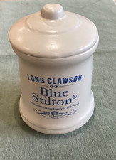 Długi słoik z pokrywką Clawson Blue Stilton. **PUSTE** Doskonały stan.