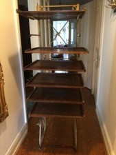 Original Bäckerei-Regal, verziert, 6 Einschübe, sehr dekorativ, individuell