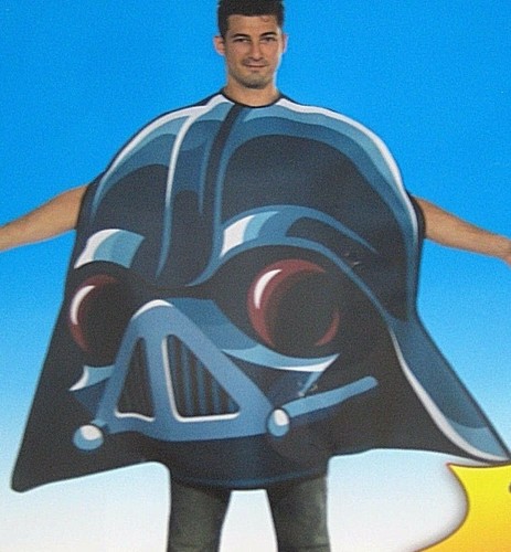 Angry Birds Star Wars Darth Vader Pig Adult Halloween Costume One Size Fits Most - Picture 3 of 7