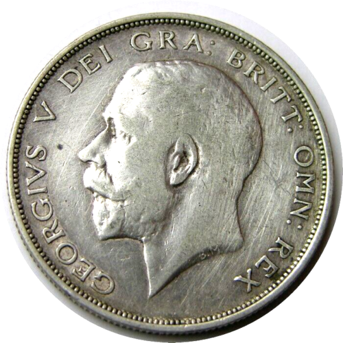 Elfe Großbritannien Half Crown 1913 George V Silber