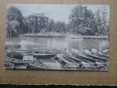 Bridge House Maidenhead Vintage Frith Postkarte Boote