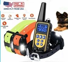 2600 FT Dog Training US Collar Rechargeable Remote Shock  PET Waterproof Trainer