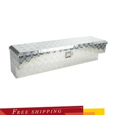 48x12.5x12.5 Heavy Duty Aluminum Bed Truck Pickup Storage Tool Box Lock Sl