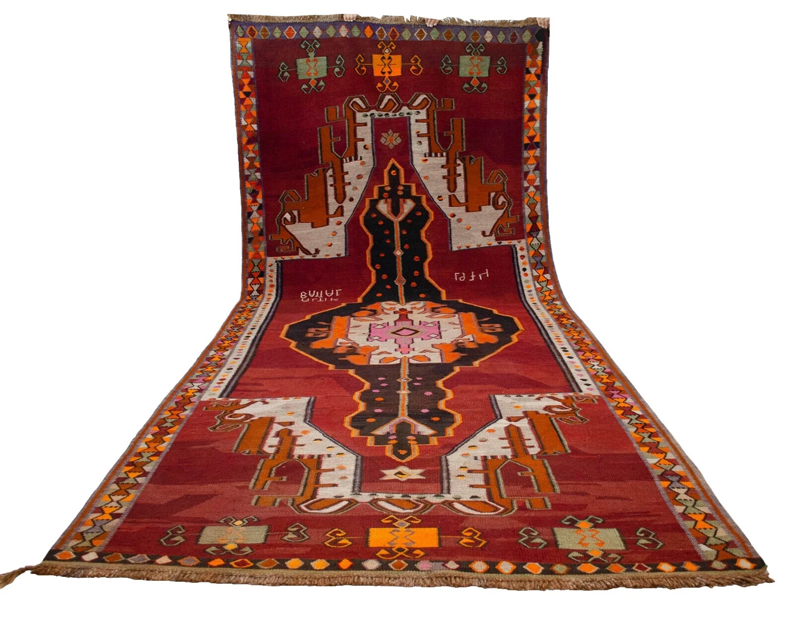 Floral 100% Algodón Alfombras y Tapetes antiguos