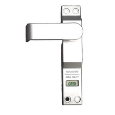 ADAMS RITE 4550R-01-130 Deadbolt Less Cylinder, HD, Satin, 4550L-01-130, Handle