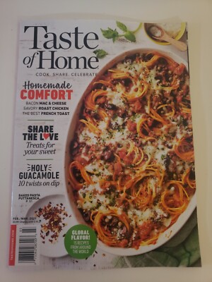 Taste of Home February / March 2021 Magazine - Share The Love - Homemade Toast 
