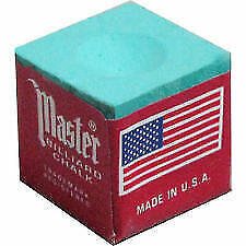 Master GREEN Pool Billard Queue Q Stick Kreide Doz. Box 12er-Pack 1 Dutzend 12kt. - Bild 2 von 2