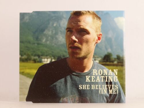 RONAN KEATING (BOYZONE) SHE BELIEVES (IN ME) (C43) 2 Track CD Single Picture Sle - Afbeelding 1 van 7