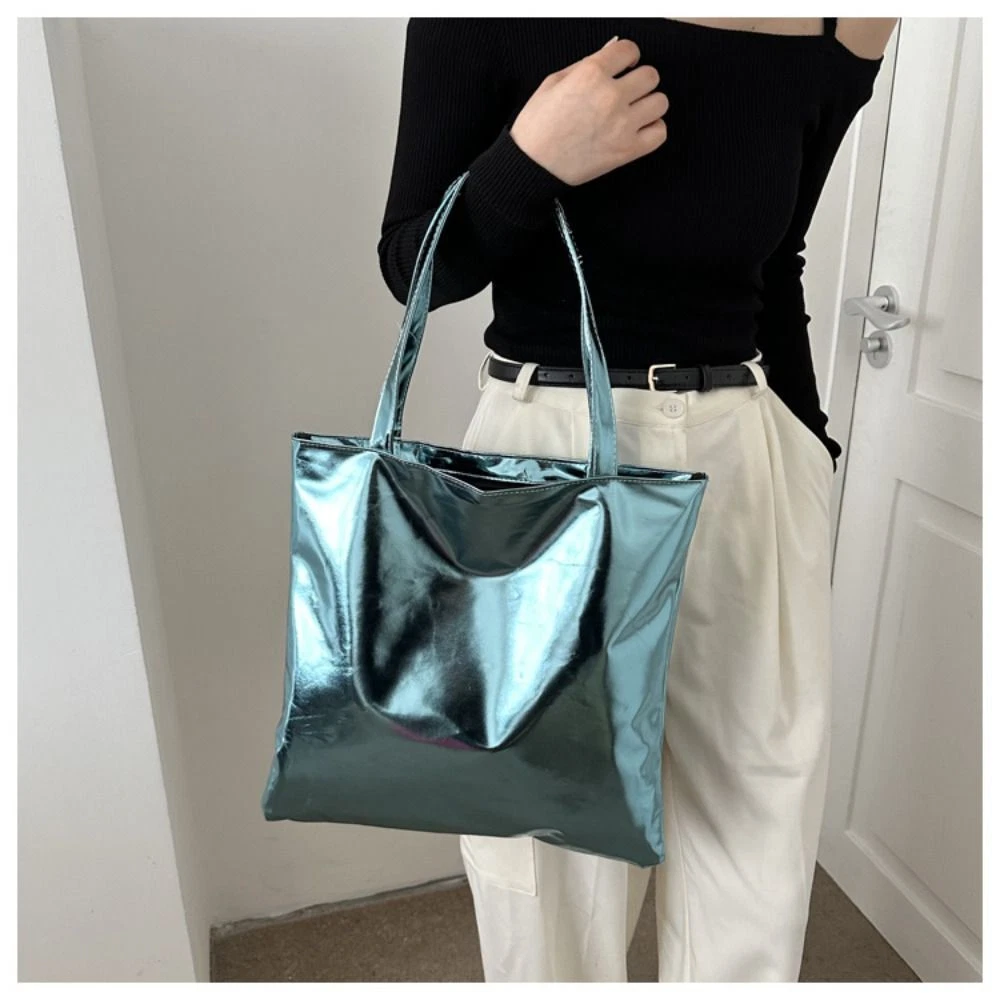 Shiny tote best sale bags