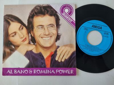Al Bano & Romina Power - Felicita/ Sharazan/ Che angelo sei 7'' Vinyl EP Amiga