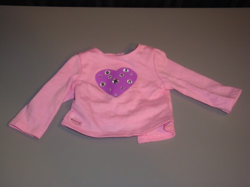 American Girl Outfit Mix and Match Clothes Lot School Days Pink Heart Shirt Pant - Picture 9 of 21