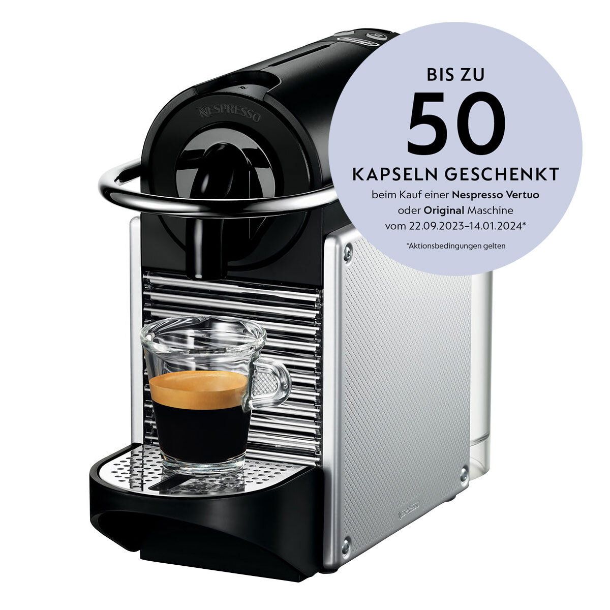 Nespresso Maschine Kaffee Läuft In Auffangbehälter Delonghi De Longhi EN 124.S Kapselmaschine Kaffee Nespresso