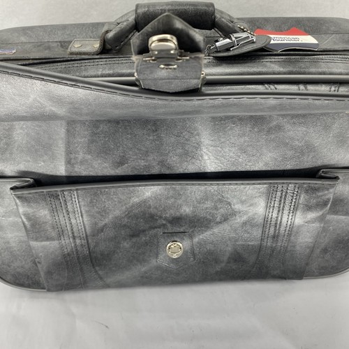3 Pc American Tourister Luggage Set Lot Marbled Gray No Keys VTG - Picture 6 of 12