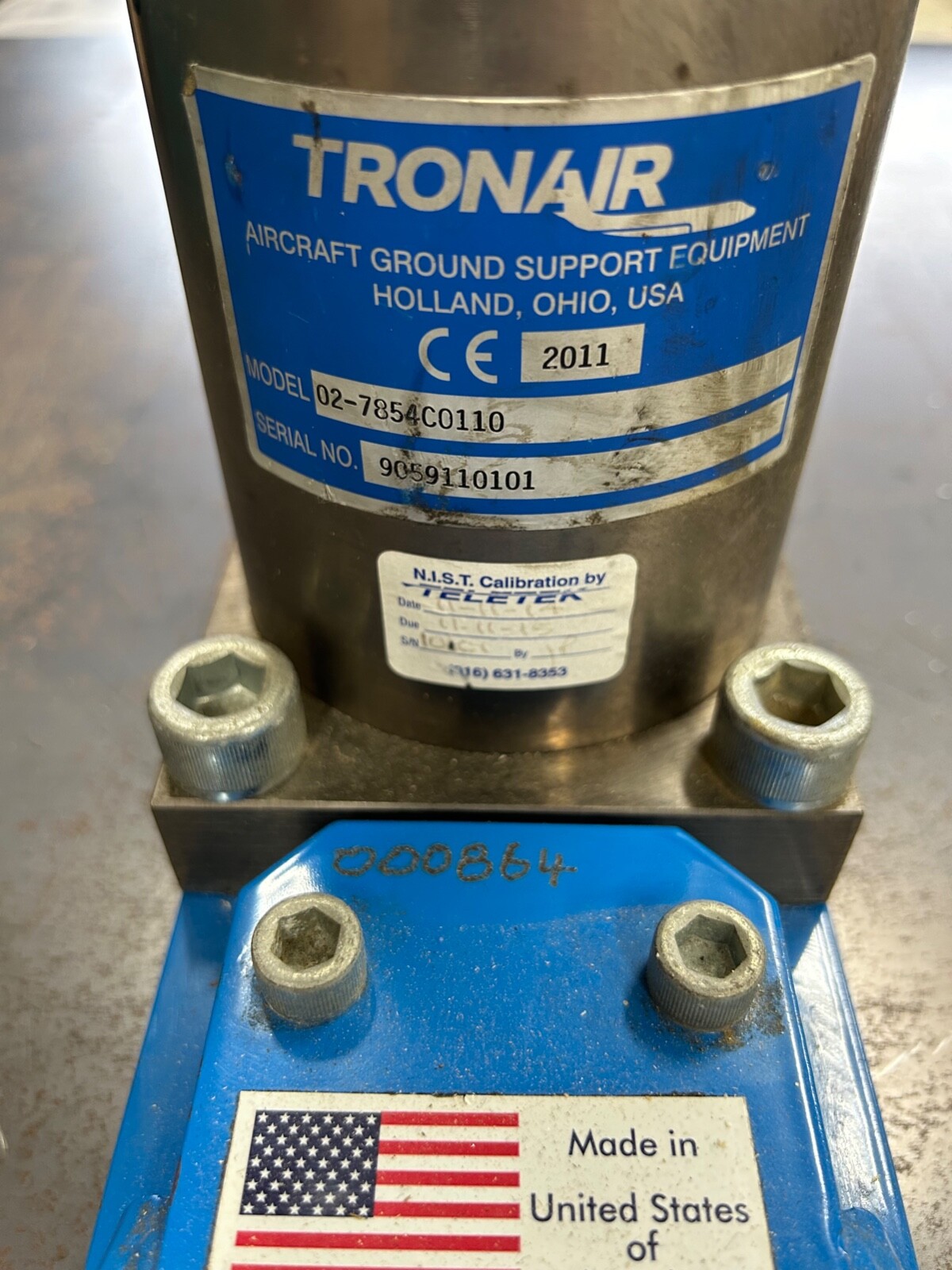 Tronair DualCylinder Aircraft Hydraulic Axle Jack 12Ton & 25Ton
