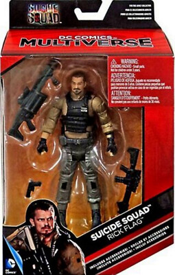 Suicide Squad DC Comics Multiverse   Rick Flag   Actionfigur 15 cm Mattel