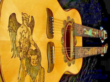 Blueberry Handmade Double Neck Acoustic Guitar Lucifer 12/6 Pre-Order 90 Days