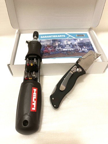 Hilti Bit Ratschen Schraubendreher Klappmesser Set - Bild 4 von 5