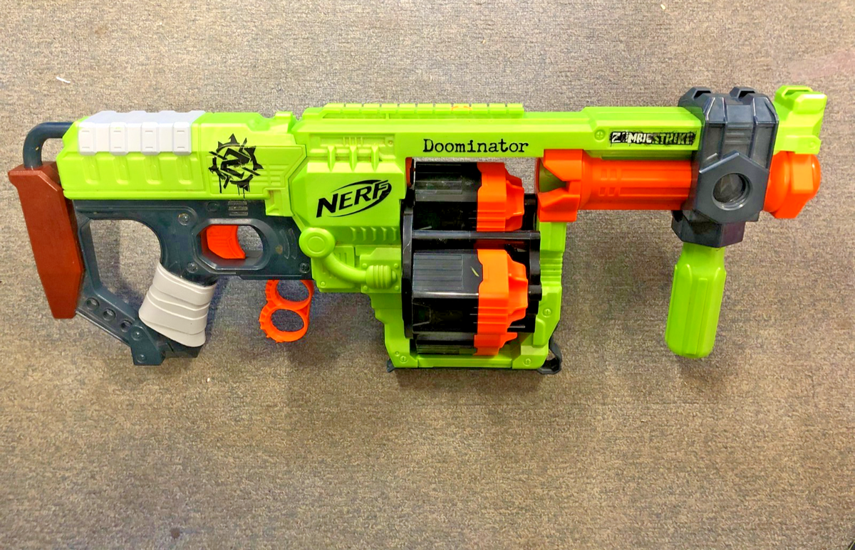 Nerf Zombie Strike Doominator Dominator Gun Zombie Blaster in