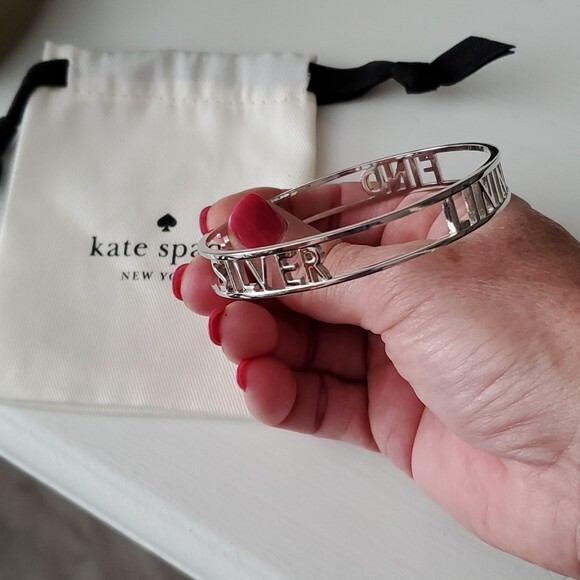 Kate Spade Find The Silver Lining Cutout Bracelet Gem