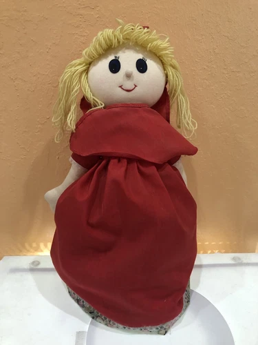 Little Red Riding hood vintage topsy turvy doll as is see description 