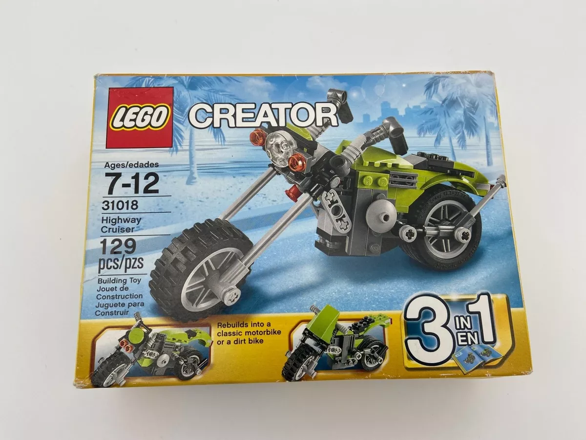 Marquee punktum Pirat LEGO Creator 31018 Highway Cruiser 3 in 1 Building Set 129 Pcs Complete in  Box 673419209083 | eBay
