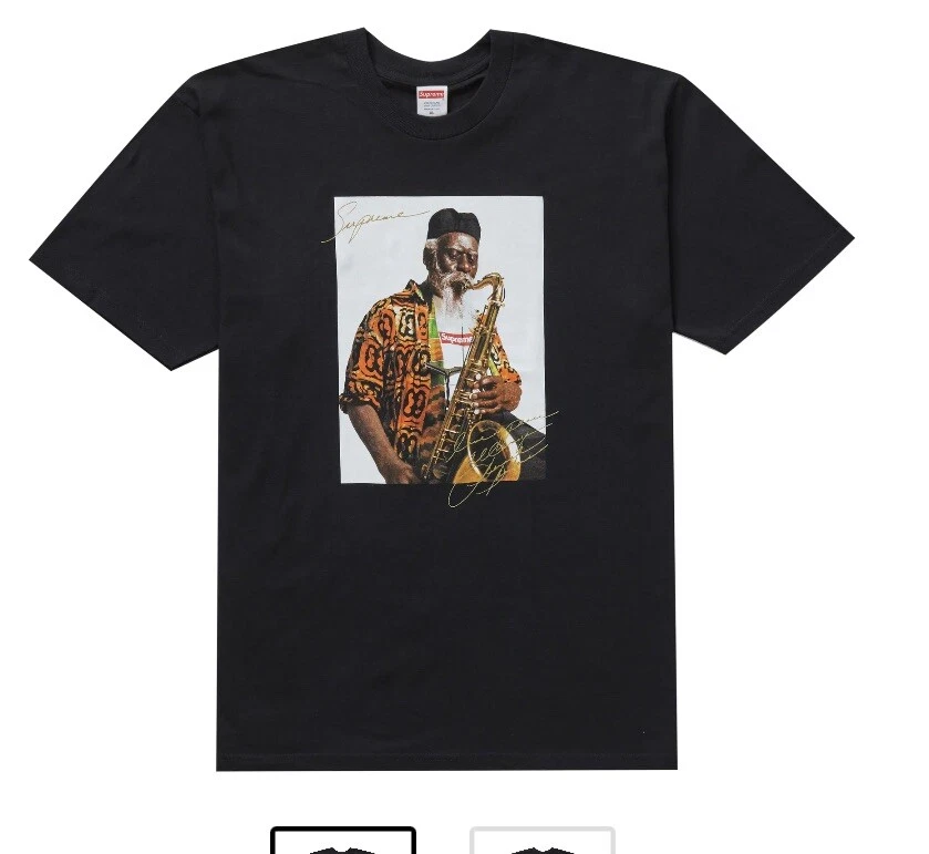 T shirt Supreme Pharoah Sanders neuf photo noir mode homme taille grande