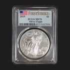 2019 American Silver Eagle PCGS MS-70 Silver Eagle First Strike