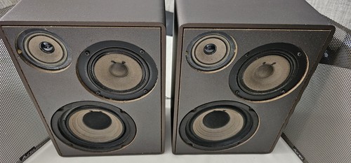Toshiba Aurex SS-205-G Altoparlanti Casse Speaker 3 Vie VINTAGE - Foto 2 di 24