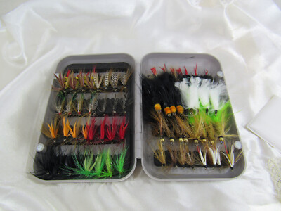 Fly Fishing Flies Kit Fly Assortment Trout Bass Fishing With Fly Box Bassdash