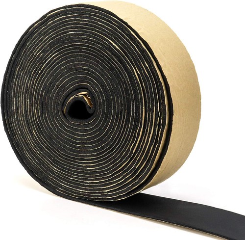 Neoprene Self Adhesive Backed Foam Sponge Strip Sticky Seal Tape Weatherstrip - Picture 23 of 61