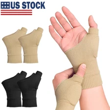 Compression Joint Care Thumb Support Pain Relief Wrist Brace Arthritis Gloves US