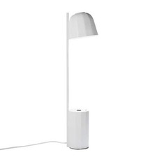 PRANDINA lampada da tavolo NOVIA T1 USB metallo verniciato bianco